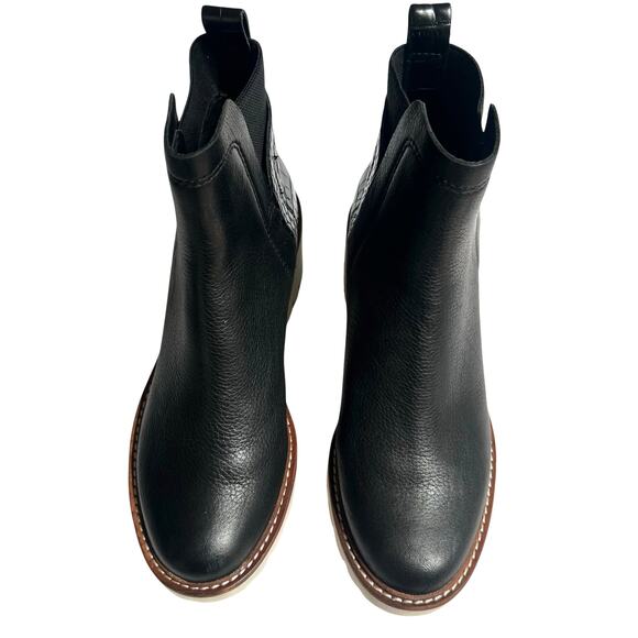 Dolce Vita H2O Chelsea Boots Croc Black & Cream - Picture 9 of 15